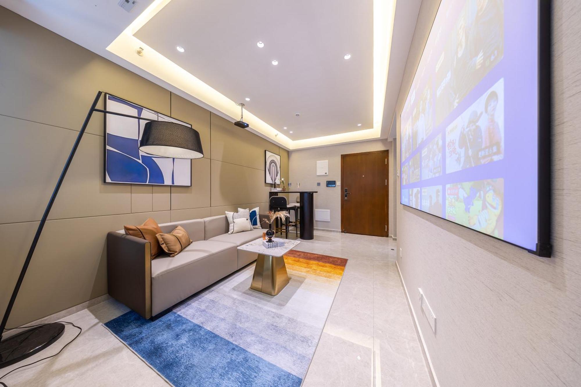 Boruisi Video And Audio Light House - Shenzhen Convention And Exhibition Center Gangxia Metro Station Aparthotel Buitenkant foto