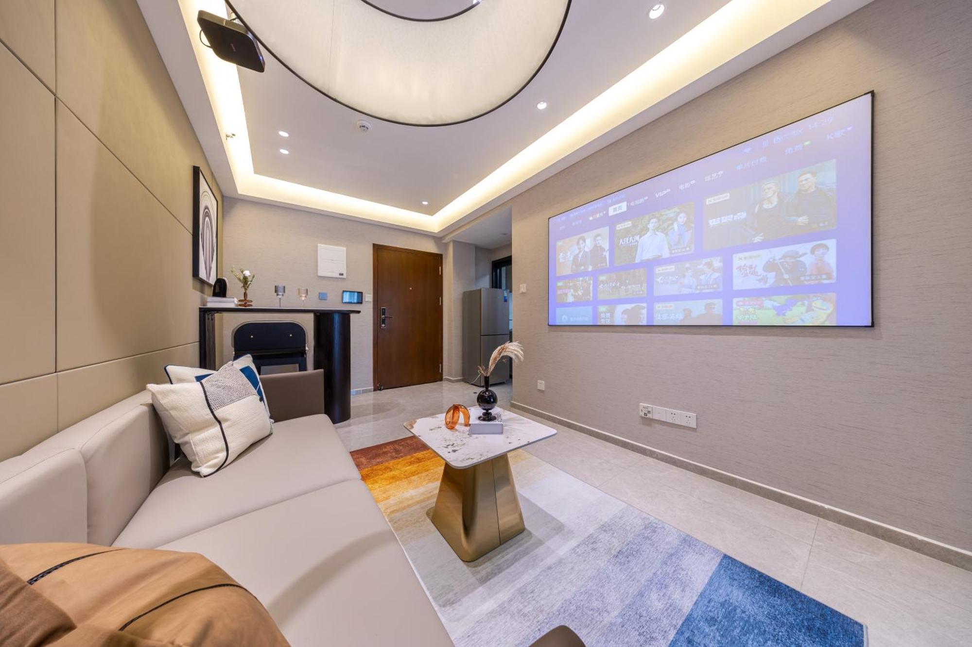 Boruisi Video And Audio Light House - Shenzhen Convention And Exhibition Center Gangxia Metro Station Aparthotel Buitenkant foto